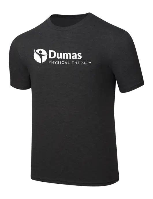 Simply Soft Black Frost 4.5oz  Poly/Combed Ring Spun Cotton T-Shirt w/Dumas Logo