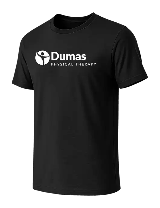 BELLA+CANVAS Black CVC Short Sleeve Tee w/Dumas Logo