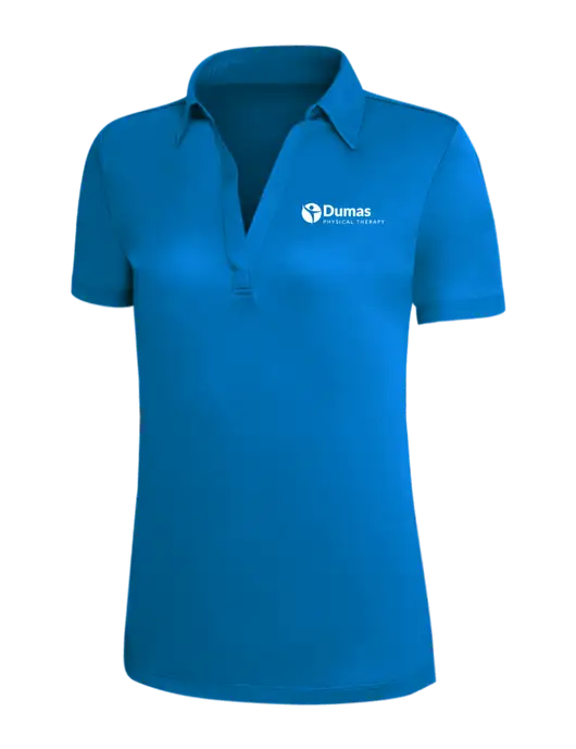Royal Blue Silk Touch Womens Performance Polo w/Dumas Logo