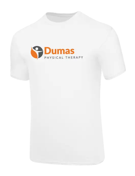 Core Blend White T-Shirt w/Dumas Logo