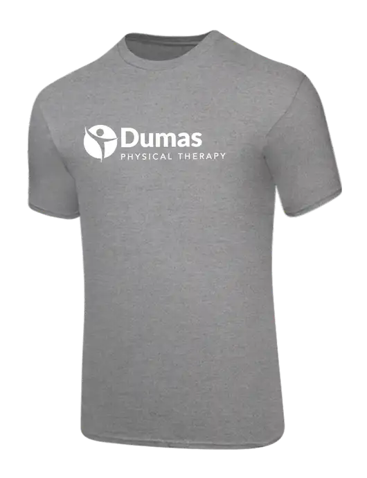 Core Blend Medium Grey Heather T-Shirt w/Dumas Logo