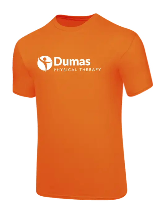 Core Blend Safety Orange T-Shirt w/Dumas Logo