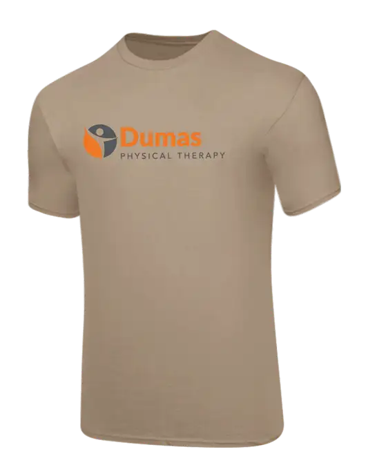 Core Blend Dark Tan T-Shirt w/Dumas Logo