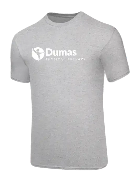 Core Blend Light Grey Heather T-Shirt w/Dumas Logo