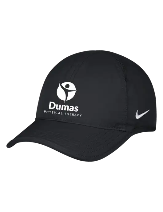 Nike Black Featherlight Cap w/Dumas Logo