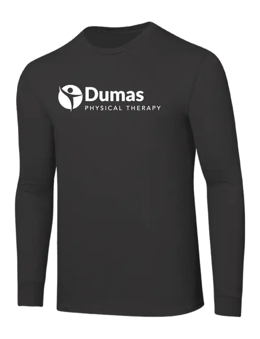 Core Blend Charcoal Grey Long Sleeve Tee w/Dumas Logo