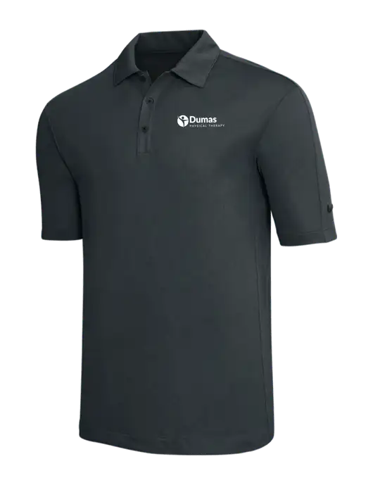 Nike Dark Grey Tech Sport Dri-FIT Polo w/Dumas Logo