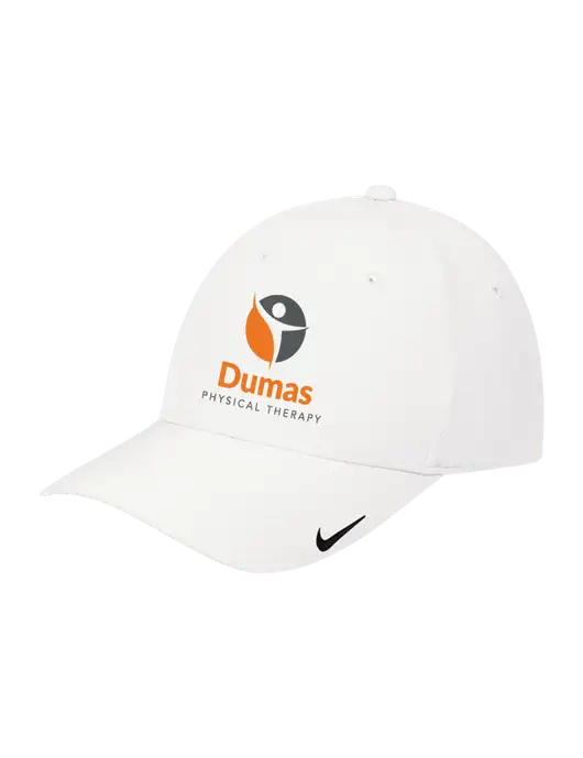 Nike White Dri-FIT Legacy Cap w/Dumas Logo