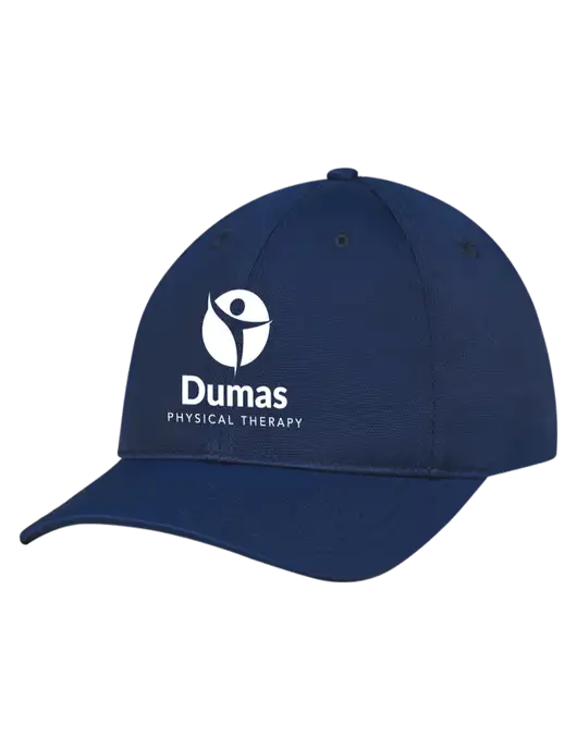 Navy Nylon Twill Performance Cap w/Dumas Logo