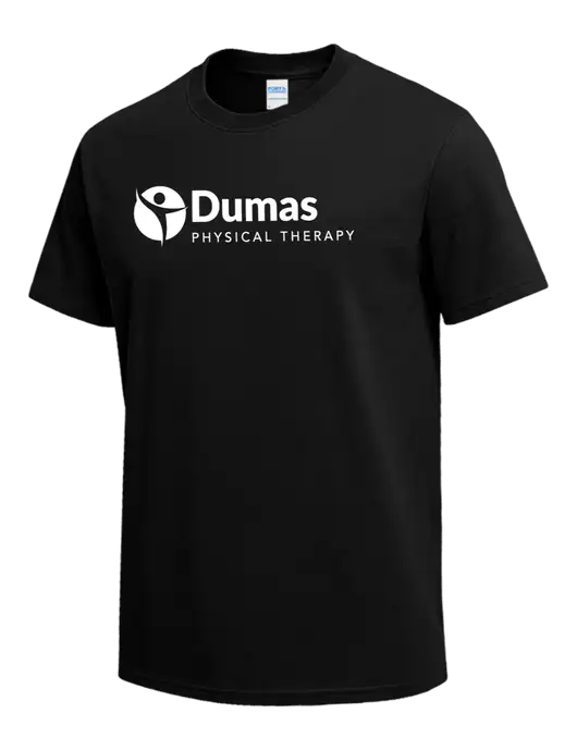 Black Heavyweight 6.1 oz T-Shirt w/Dumas Logo