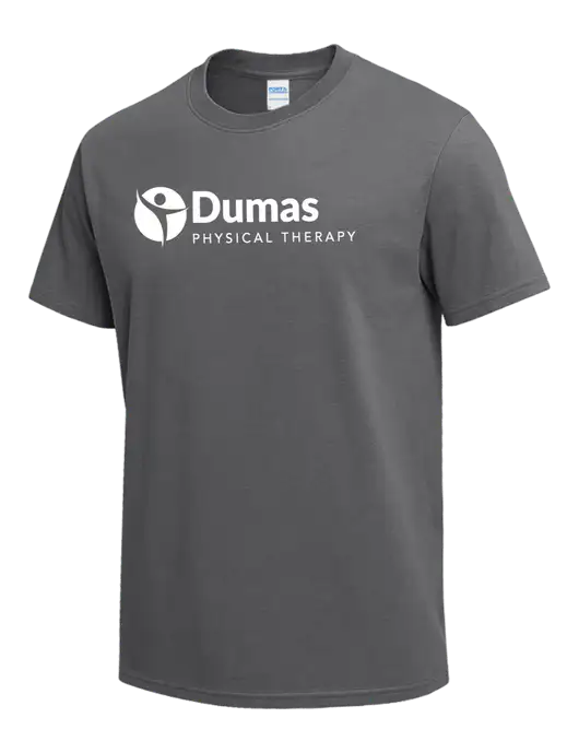 Medium Grey Heavyweight 6.1 oz T-Shirt w/Dumas Logo
