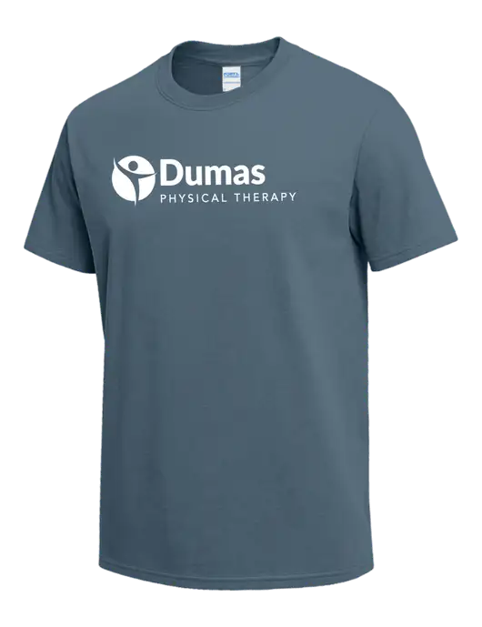 Slate Blue Heavyweight 6.1 oz T-Shirt w/Dumas Logo