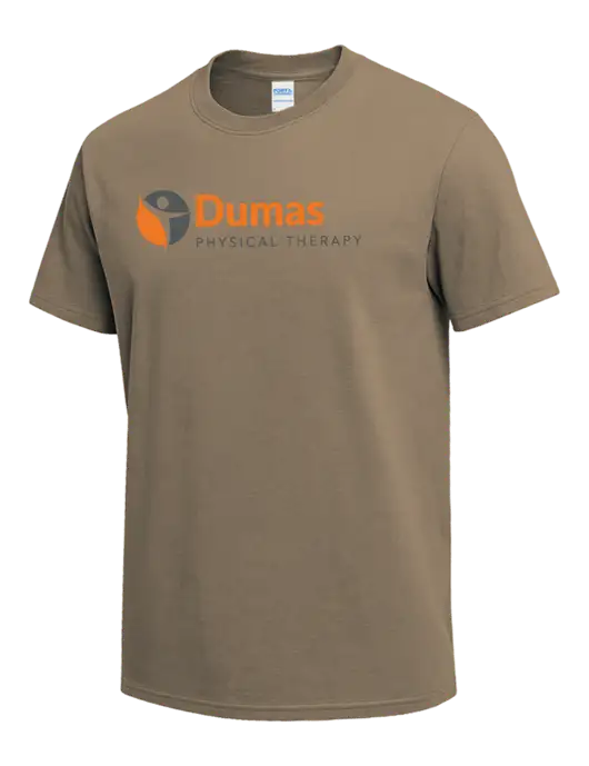 Dark Tan Heavyweight 6.1 oz T-Shirt w/Dumas Logo
