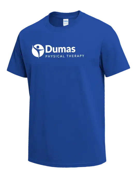 Dark Royal Heavyweight 6.1 oz T-Shirt w/Dumas Logo