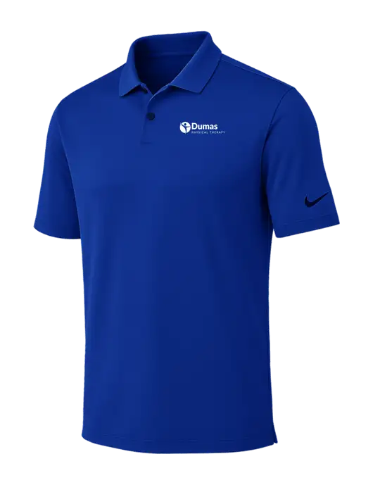 Nike Dark Royal Dri-FIT Vapor Polo w/Dumas Logo