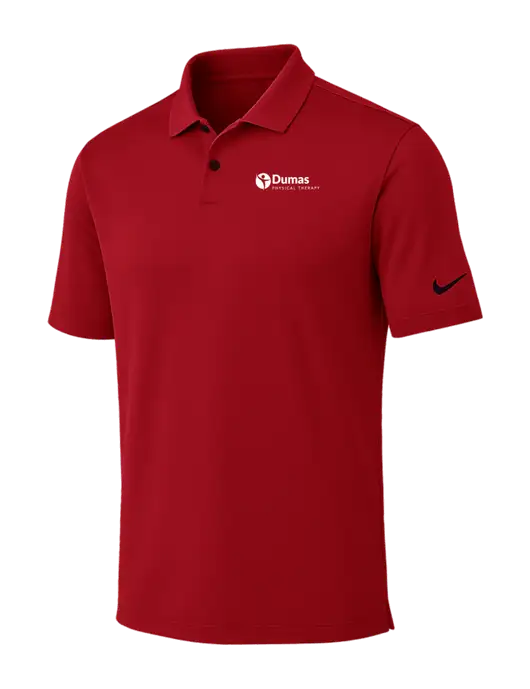 Nike Red Dri-FIT Vapor Polo w/Dumas Logo