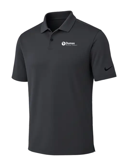 Nike Dark Grey Dri-FIT Vapor Polo w/Dumas Logo