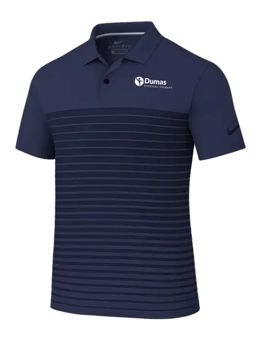Nike Navy Dri-FIT Vapor Block Polo w/Dumas Logo