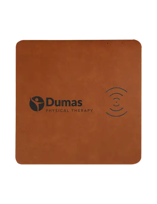 Rawhide Laserable Leatherette Phone Charging Mat w/Dumas Logo