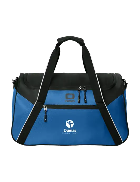 OGIO Light Navy/Black Inception Duffel w/Dumas Logo