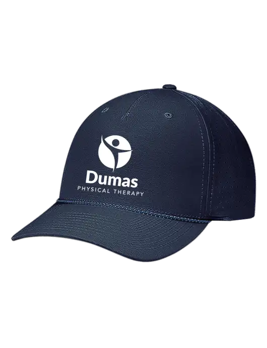 Richardson Laser Perf Performance Dark Navy/Navy-Grey-Blue Rope Cap w/Dumas Logo