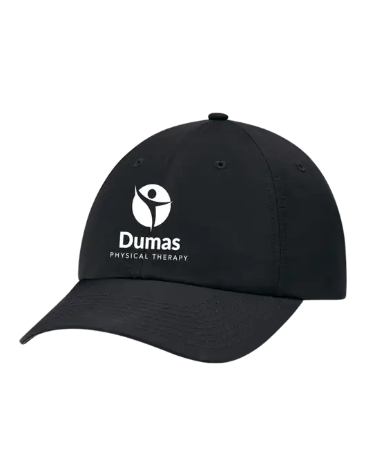 Richardson Relaxed Performance Lite Black Cap w/Dumas Logo