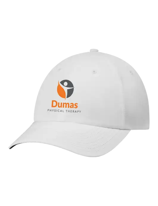 Richardson Relaxed Performance Lite White Cap w/Dumas Logo