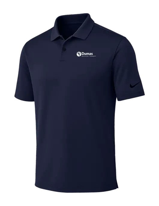 Nike Dark Navy Dri-FIT Vapor Polo w/Dumas Logo