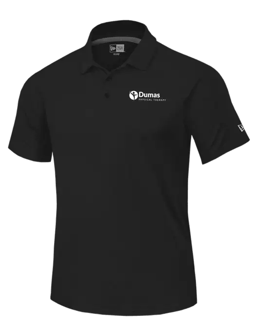 New Era Black Power Polo w/Dumas Logo