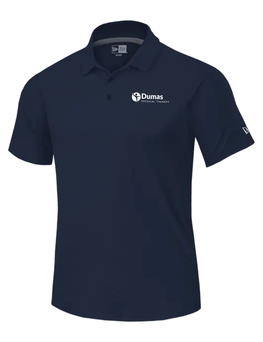 New Era Navy Power Polo w/Dumas Logo
